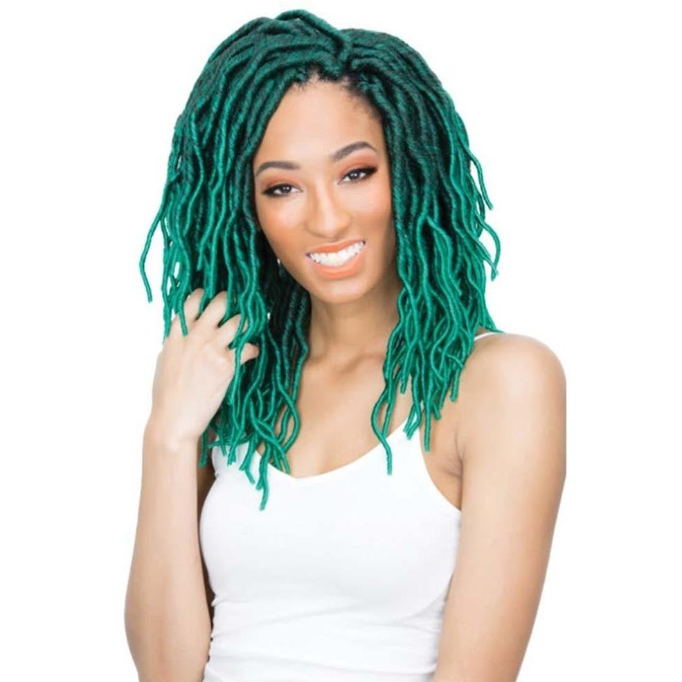Urban Beauty Naturall 2x Luv Locs Synthetic Crochet Braiding Hair Pre Loop Easy Installation Multi Pack Deal 5 Pack 2