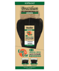 Beauty Elements Soprano Brazilian 13x4 Frontal Swiss lace Human Hair Closure